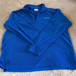 EUC Columbia mens 1/4 zip fleece pullover